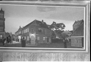 Odense Teater på Sortebrødre Torv. På billeder ses en forhøjning til et snoreloft, der kom til omkring 1840.
